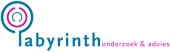 Het logo van Onderzoeksbureau Labyrinth bv