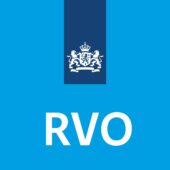 Het logo van Rijksdienst voor Ondernemend Nederland